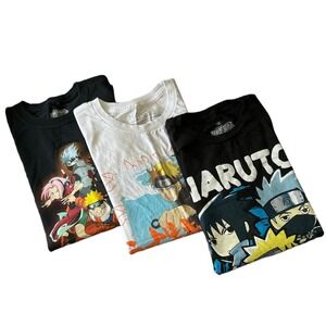 Naruto Mens T-Shirts Set of Three